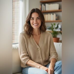 Hugo Boss Women's Beige Cardigan